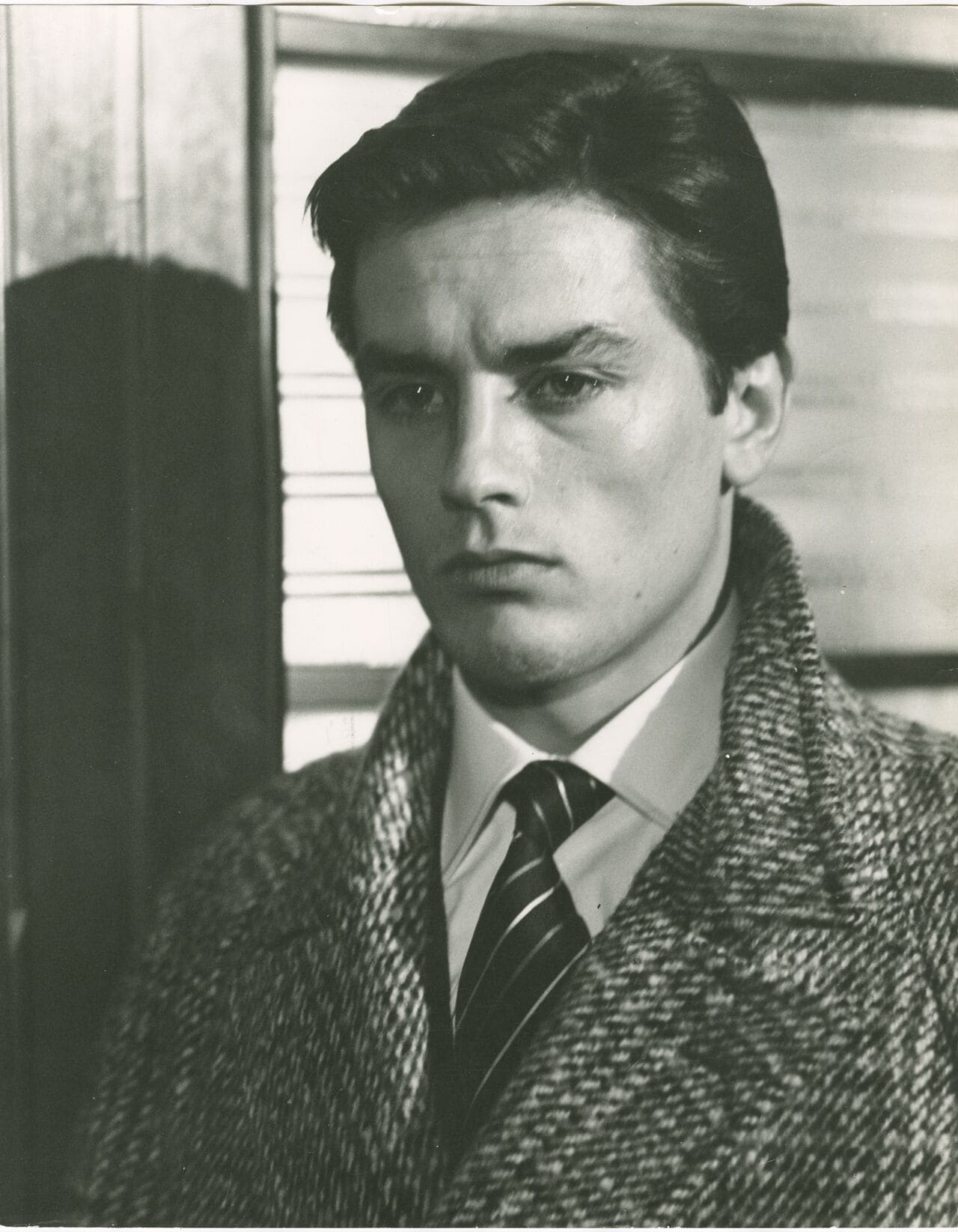 Alain Delon2 in a 1960 scene from Rocco e i suoi fratelli