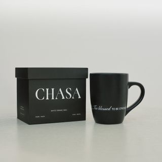 Too Blessed Mug - Black