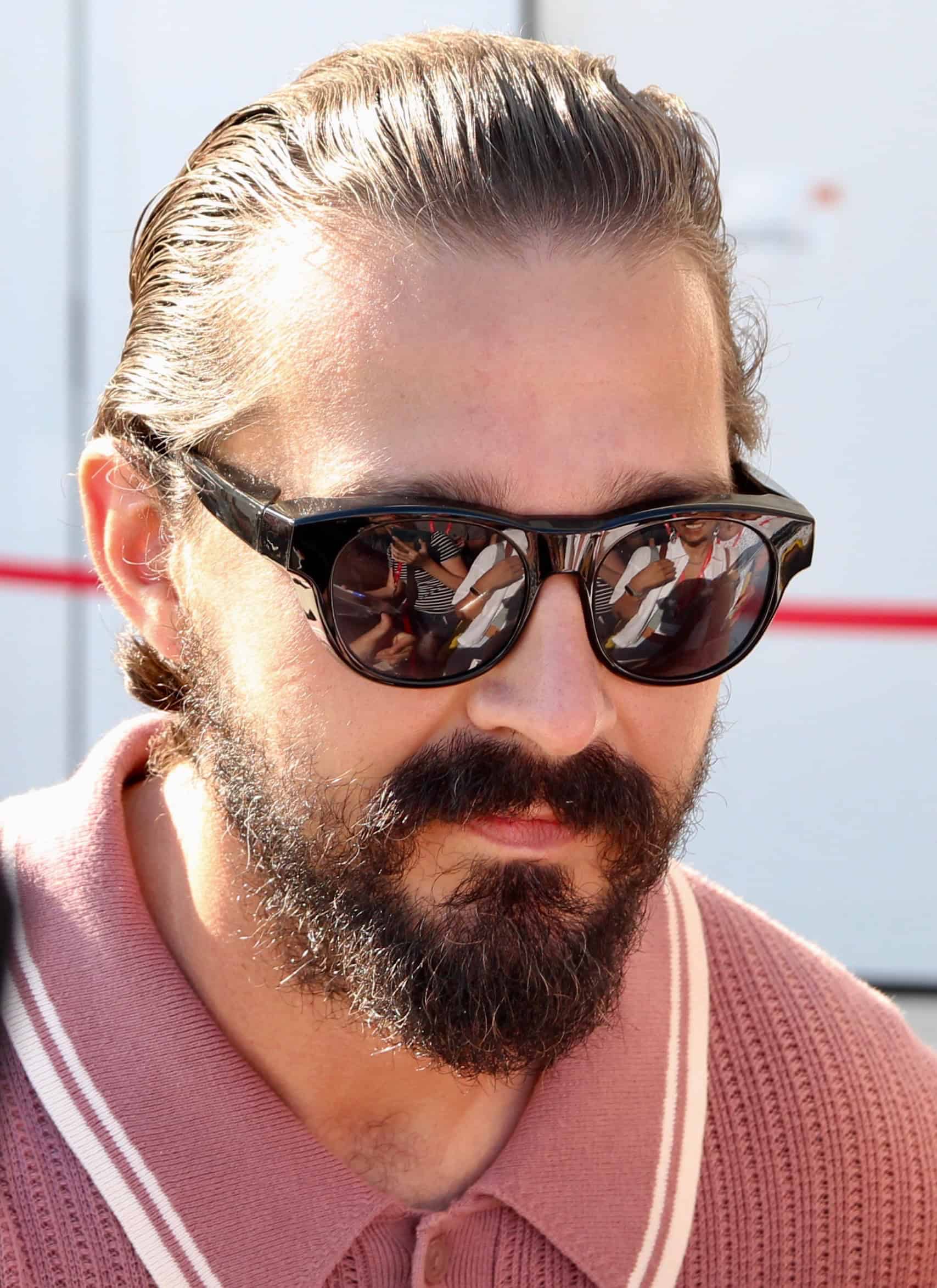 Shia LaBeouf at the Padre Pio premier during the 2022 Venice Film Festival