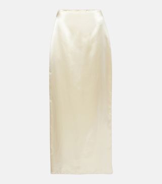 Bartelle Satin Maxi Skirt