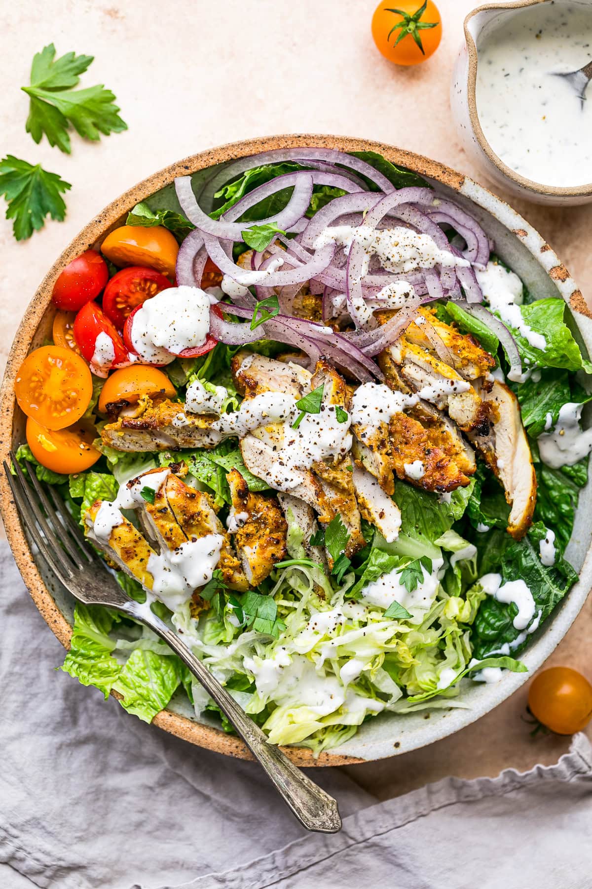 Chicken Gyro Salad