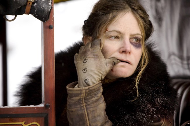 THE HATEFUL EIGHT, Jennifer Jason Leigh, 2015. ph: Andrew Cooper / © The Weinstein Company / courtesy Everett Collection