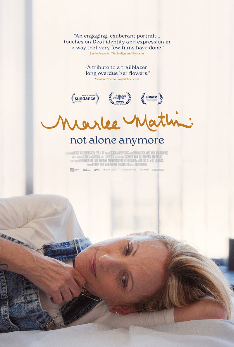 Marlee Matlin: Not Alone Anymore Doc Poster