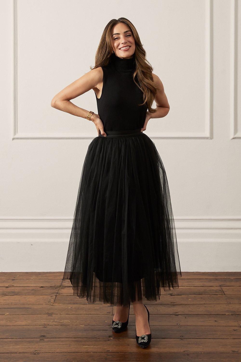 Lydia Millen Tulle Woven Maxi Skirt