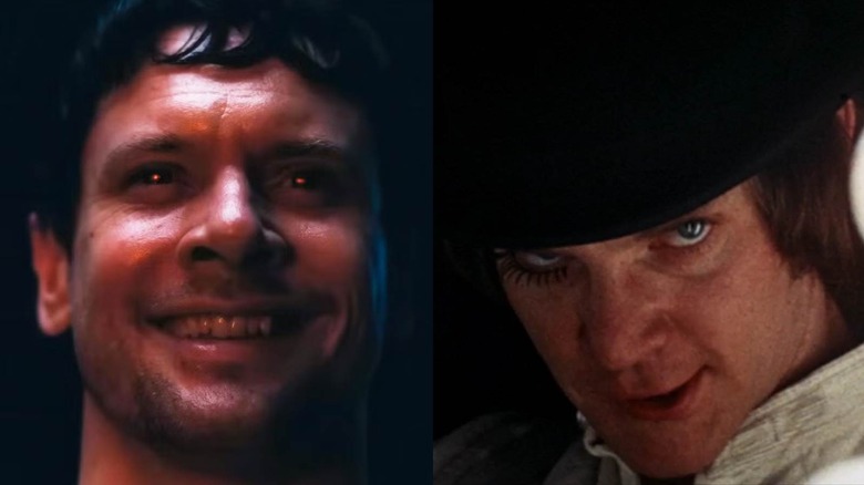 Remmick from Sinners next to Alex from A Clockwork Orange