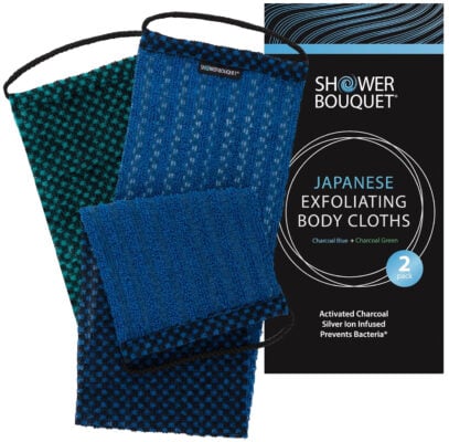 Shower Bouquet Japanese Exfoliating Washcloth
