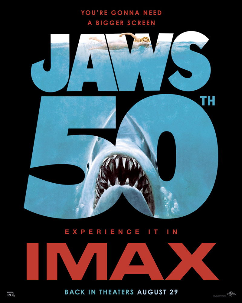 Jaws 50th Anniversary Poster