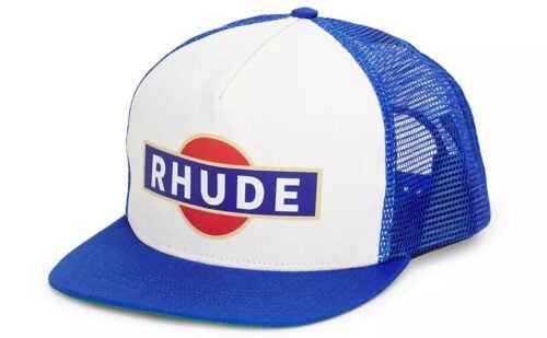 RHUDE Racer Logo Trucker Hat
