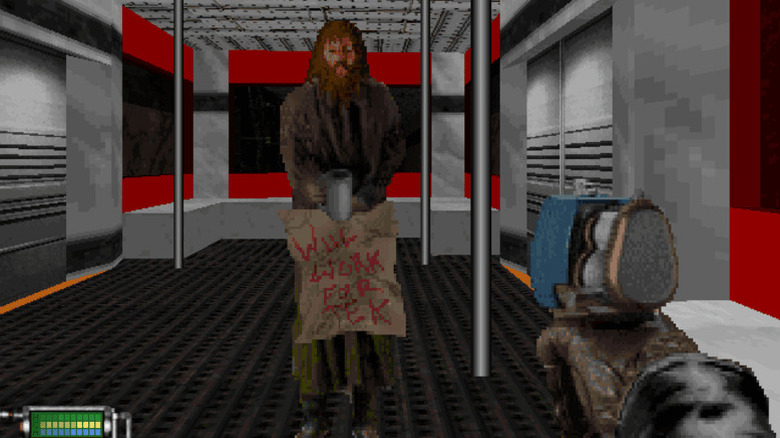 A screenshot of the 1995 game TekWar