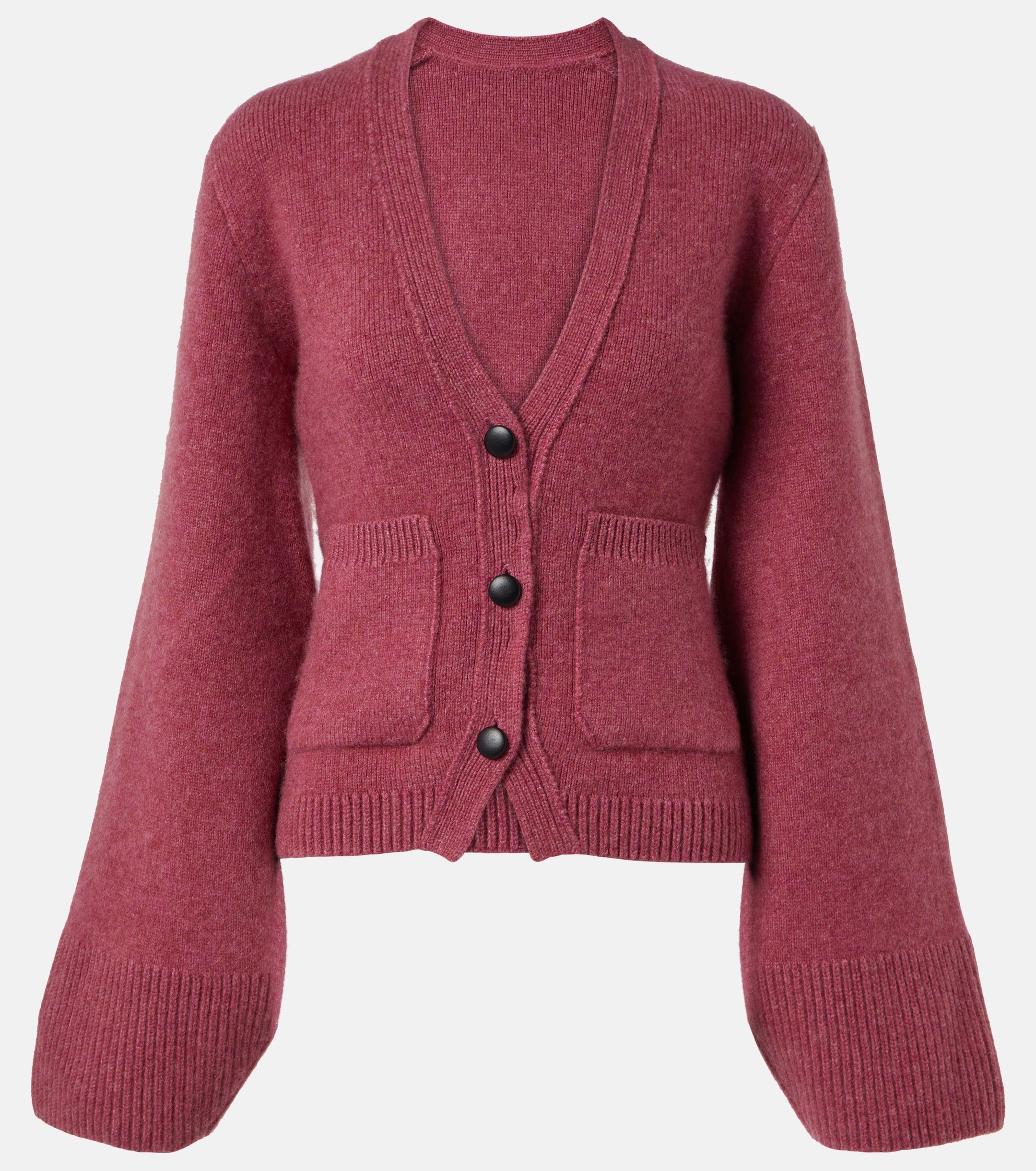 Khaite, Scarlet Cashmere Cardigan in Amaranth