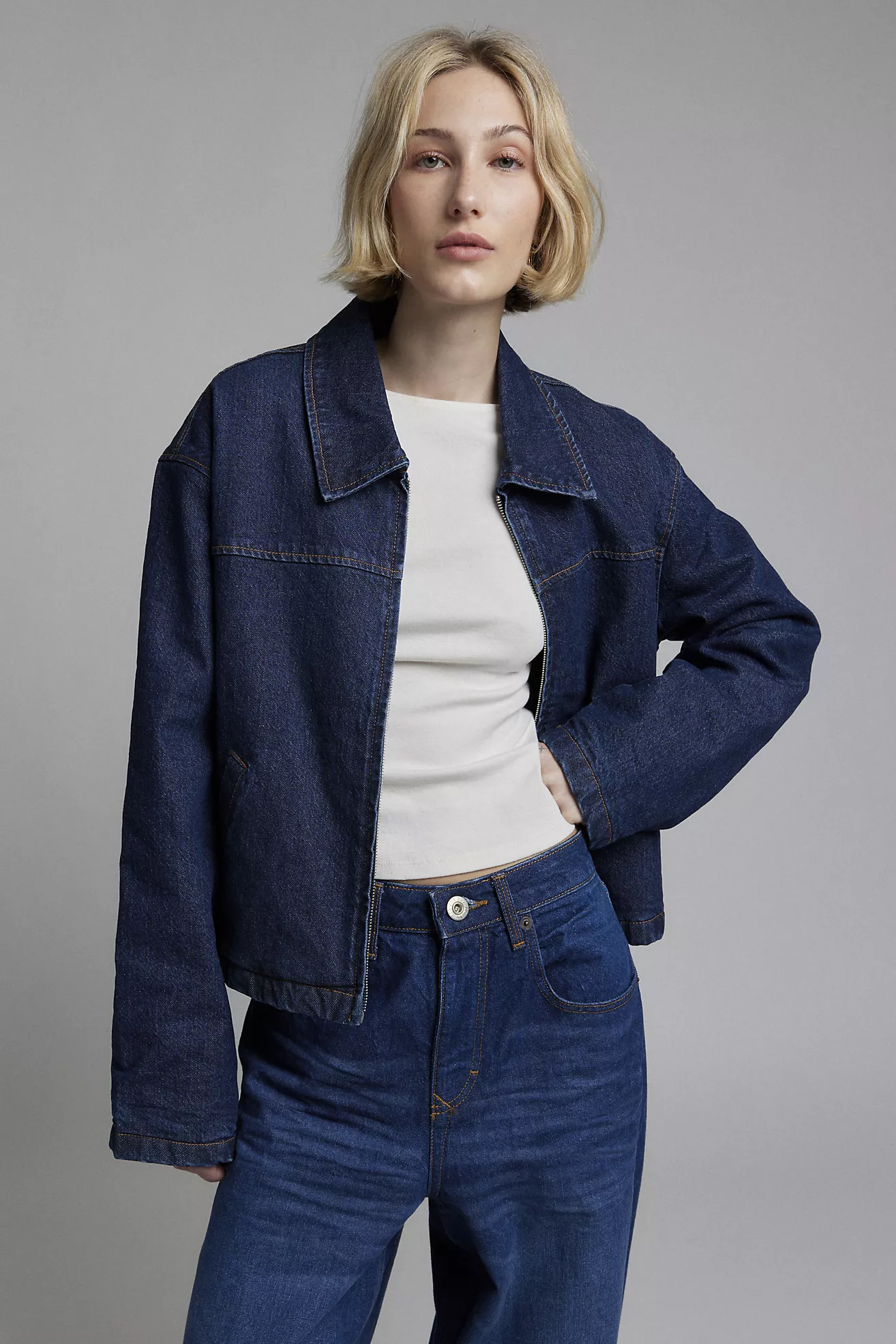 Bdg Sasha Boxy Denim Dad Jacket