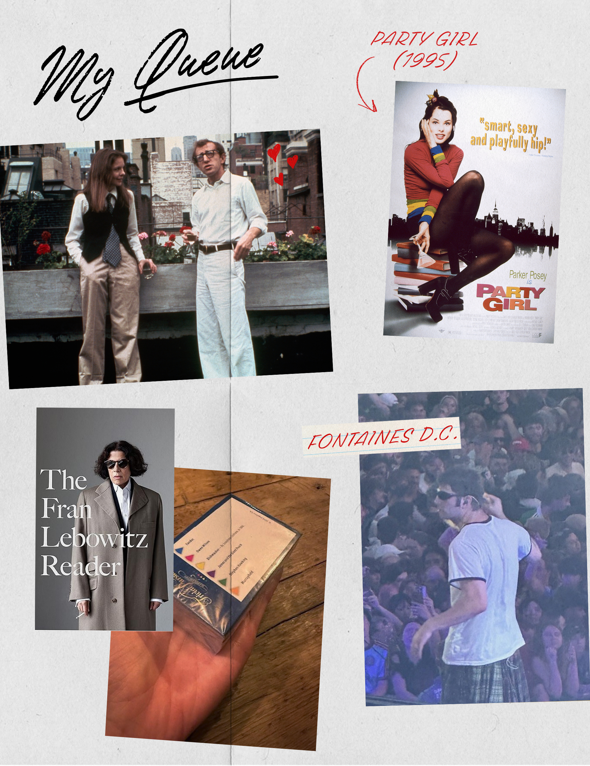 collage of images featuring Alexa Chung's style, work, taste, and takes