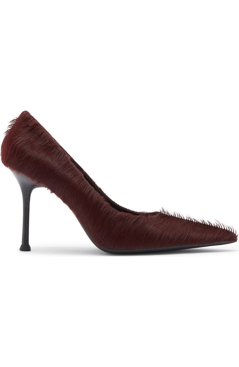Genuine Calf Hair Pointed Toe Pump