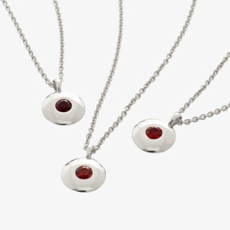 Monica Vinader January Birthstone Chain Necklace.