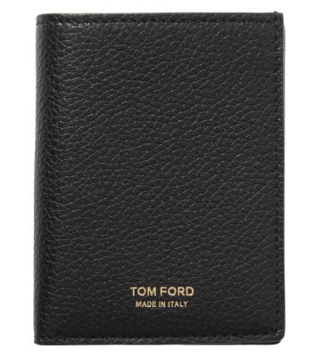 TOM FORD Full-Grain Leather Bifold Cardholder
